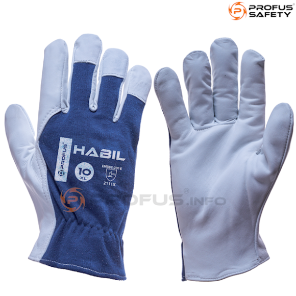 Rękawice ochronne skórzane HABIL