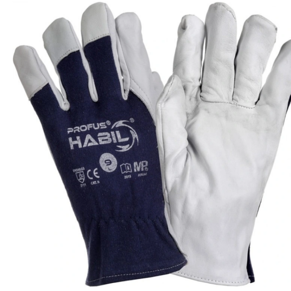 Rękawice ochronne skórzane HABIL